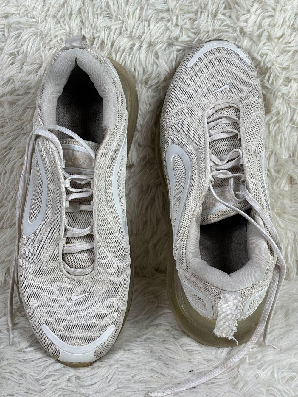 Nike Air Max 720 Shoes Mens Size 10.5 White Gray AO2924-100 Athletic Running